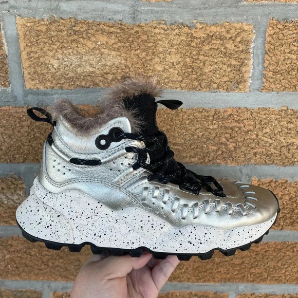 Flower Mountain SILVER MOHICAN SNEAKERS 7.5 - Picture 9 of 16